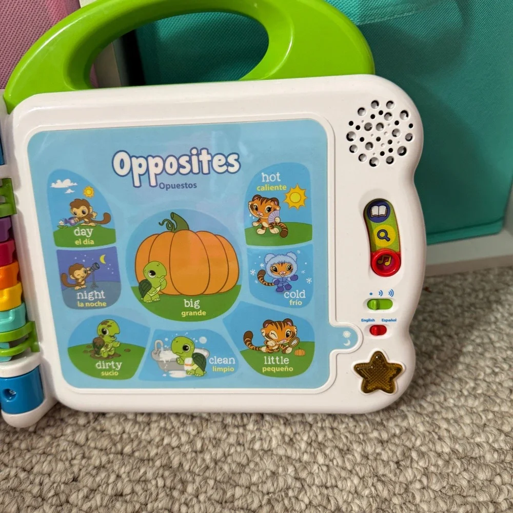 LeapFrog Learning Friends 100 Words Book English Spanish Bilingual Toy